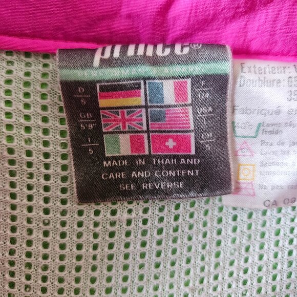 Prince Colorblock Nylon Windbreaker Pullover Jacket – Unisex Large - Picture 6 of 8